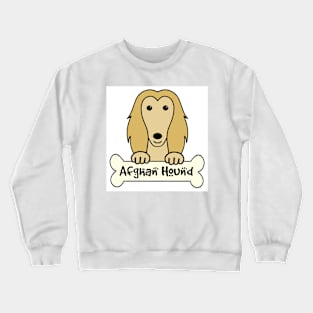 Afghan Hound Crewneck Sweatshirt